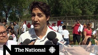 Trudeau addresses groping allegation