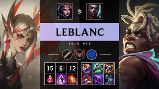 LeBlanc Mid vs Ekko - EUW Grandmaster Patch 25.S1.3