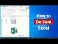 How to Do Sum on Microsoft Excel