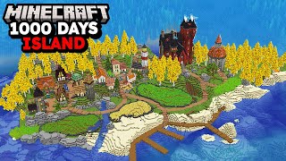 I Survived 1000 Days on a Single Minecraft Island