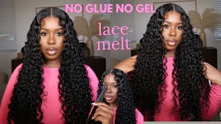 Prettiest Water Wave Wear \u0026 Go Wig Install ft. OhMyPretty Hair