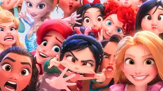 WRECK-IT RALPH 2 - Frozen, Merida, Disney Princesses and Baby Moana Funny Scenes (2018) Best Moments