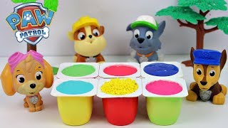 PATRULHA CANINA Potes de Danoninho Surpresa Massinha Play Doh Foam Slime Massa Areia de Modelar