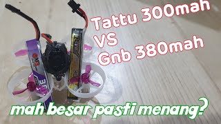 Best battery for micro whoop drone | Tattu 300mah VS gnb 380mah