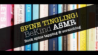 ASMR SPINE TINGLING! Book Spine tapping (No Talking) * Be Kind ASMR *