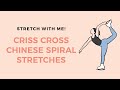 Best Stretches for Skating Spirals | Criss Cross Chinese Spiral || Coach Michelle Hong