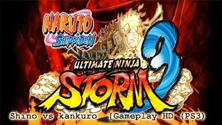 Naruto Shippuden: Ultimate Ninja Storm 3 - Shino vs kankuro  [Gameplay HD (PS3)