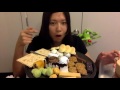 【吃播】甜食拼盘 eating show dessert plate mukbang