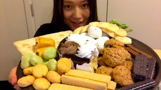 【吃播】甜食拼盘 [Eating Show] Dessert plate (Mukbang)