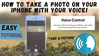 How to Take a Photo on Your iPhone With Your Voice! (Easy Tutorial)