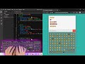 ASMR Programming - Emoji Pad Using HTML CSS & JavaScript - No Talking