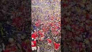 The Georgia Bulldogs celebrate being SEC CHAMPS👏🏆 #shorts #georgia #sec