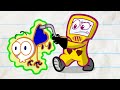 Pain In My Bunsen | Pencilmation Cartoons!