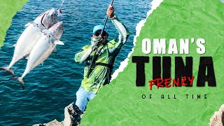 Tuna Hunting Oman | M\u0026W Rods | Shimano Saragossa SW 6000 XG | ചൂര ചാകര