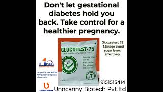 GLUCOTEST 75 GM POWDER FOR GDM,OGTT,DIBETIC MANEGEMENT