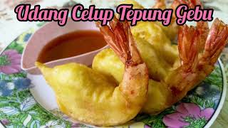 Cara buat udang celup tepung macam kedai...gebu