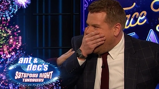 James Corden Pranked By Ant & Dec On The Late Late Show - Saturday Night Takeawa