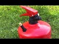 Super homemade fire extinguisher !!! Firefighters in SHOCK !!!