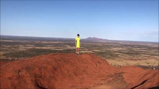 Climbing Ayers Rock / Uluru in the Australian Outback