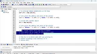 C++ 49: Dangling pointer versus memory leaks