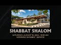 Morning Shabbat Service, Saturday, August 10, 2024 - 10:30 am