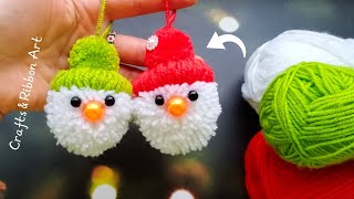 It's so Beautiful 💖🎄 DIY Easy Gnome Christmas Ornaments - Super Easy Gnome Making Idea with Yarn