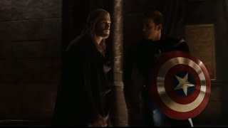 Loki Changing Into Captain America - Thor The Dark World