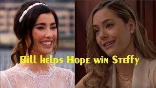 Bill helps Hope win Steffy - The bold and the beautiful