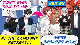 I'm Stuck With the Mean New Girl on a Company Retreat! We Then Ran Into Her Ex…[RomCom Manga Dub]