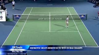 Djokovic Beats Berdych To Win Dubai Title