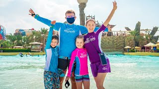 Diana and Roma Family Fun Day at the Yas Waterworld Abu Dhabi