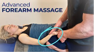Advanced massage techniques for the forearm