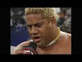 full match rikishi u0026 the rock vs. kane u0026 kurt angle raw oct. 9 2000