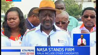 NASA flag bearer Raila Odinga dismisses election date set out by IEBC on fresh presidential polls