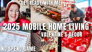 Shop With Me Valentine's Decor Mobile Home Day in the life | KIMI COPE 2025