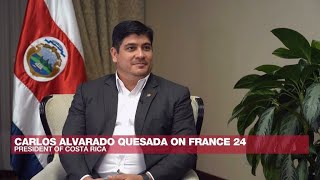 Costa Rica's president says climate change is 'biggest challenge of this generation' • FRANCE 24