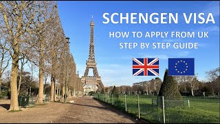 Apply Schengen Visa from UK | Step by step guide | Documents needed