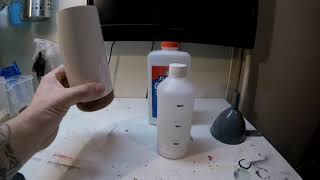 How to make scenic spray glue (diorama glue) and how to apply using a dropper