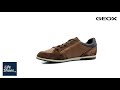 geox u renan a brown cognac Ανδρικά Ανατομικά sneakers Καφέ Ταμπά u044ga 022me c6249