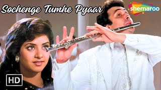 Sochenge Tumhe Pyaar | Rishi Kapoor, Divya Bharti | Kumar Sanu Romantic Hit Song | Deewana (1992)