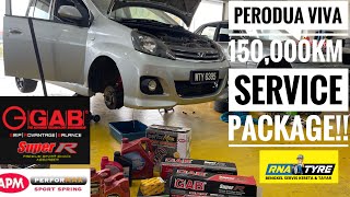 Perodua Viva 150000KM service | GAB Super R absorber | APM Performax spring