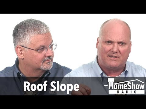 What is the minimum slope of a low-slope roof?