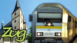 Zug2013: RE6 Leipzig - Geithain - Burgstädt - Chemnitz Doku Teil 2