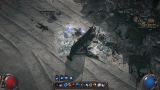 PATH OF EXILE 2 MONK ICESTRIKE - T1/T2 ENDGAME -  NEW HIDEOUT.