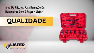 Jogo De Alicates Para Remoção De Mangueiras Com 9 Peças - Lisfer