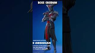 *NEW* Boss Obsidian Skin in Fortnite