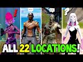 Fortnite ALL 22 Bosses NPC's & Exotics Weapons in Fortnite Chapter 3 Season 4!