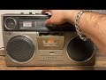 radio cassette sanyo m 9930k 4 band 4 speakers