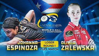 ESPINOZA vs ZALEWSKA - VenBilliards Corporation WPA Women’s World 10 Ball Championship