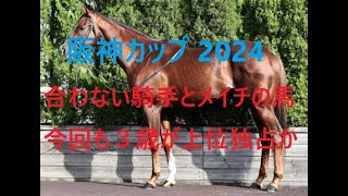 阪神カップ 2024 ルメールとムーアに明暗 メイチの仕上げの馬 ３歳の再度上位独占は